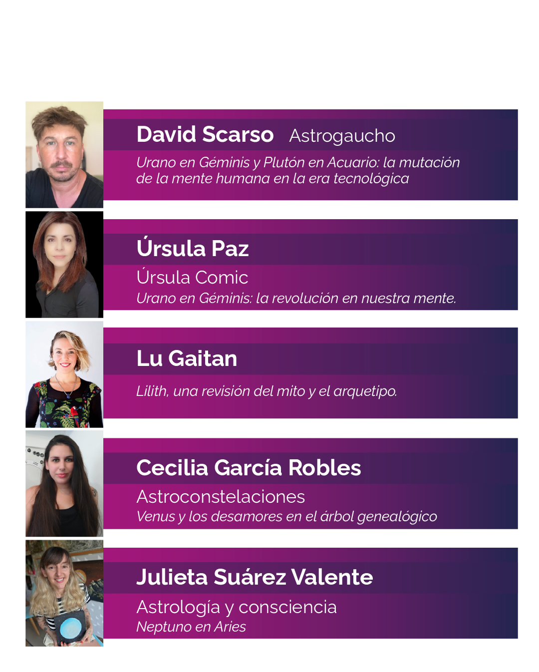 cronograma online - congreso de astrologia 2026